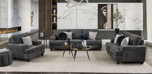 Sala Atlántica Gris 3 Piezas