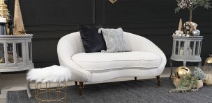 Sofá 2 Plazas Abrassi Beige