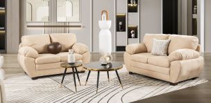 Sala Bruselas New Beige 2 Piezas