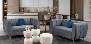 Sala Castell Gris Oxford 2 Piezas 