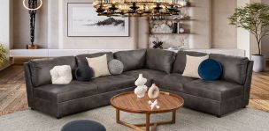 Sala Gea Montana Gris 3 Piezas