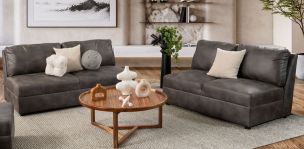 Sala Gea Montana Gris 2 Piezas
