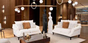 Sala James Beige 2 Piezas