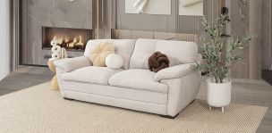 Sofá 3 Plazas Jerry Promo Beige (Boal)