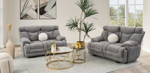 Sala Kralice II Leonore Gris 2 Piezas