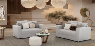 Sala Kyros Gris 2 Piezas