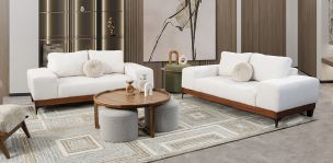 Sala Maya Blanco 2 Piezas