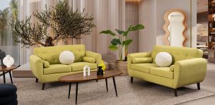 Sala Monet Verde Lemon 2 Piezas