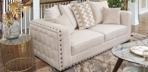 Sofá 3 Plazas Morris Ivory