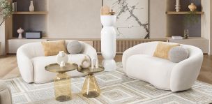 Sala Silencio Blanco 2 Piezas