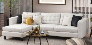 Sala Modular Izquierda Kiev Life Blanco Humo