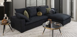 Sala Modular Derecha Cloud Negro