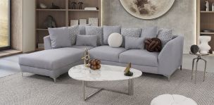 Sala En L Izquierda Alexia Gris