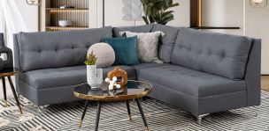 Sala Modular Esquinera Ambar Gris