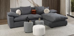 Sala Modular Derecha Cloud Gris