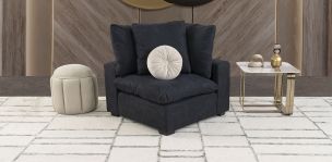 Sillón Esquinero Cotton CL Negro