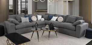 Sala Romelly Gris 5 Piezas