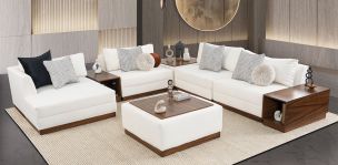 Sala Alice Blanco 7 Piezas