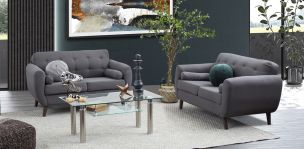 Sala Monet Gris Charcoal 2 Piezas