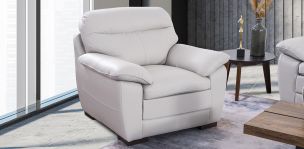 Sillón Piel Match Angels Gris  (Boal)