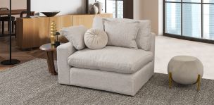 Sillón Con Brazo Izquierdo Romelly Beige