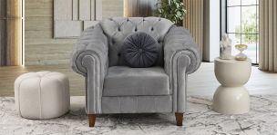 Sillón Alessandra Plata