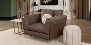 Sillón Piel Kenai CL Café (Boal)