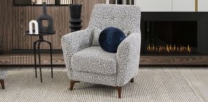 Sillón Ocasional Atlántica Zebra Gris