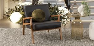 Sillón Ocasional Briton PU Café