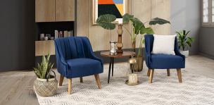 Sillón Ocasional Dante Azul Marino