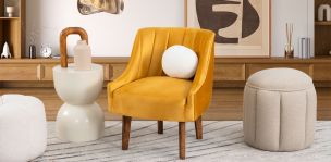 Sillón Ocasional Dante Mostaza