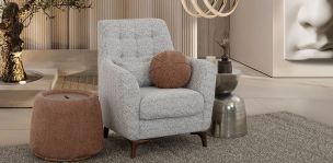 Sillón Ocasional Polux Sherpa Blanco