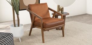 Sillón Ocasional Parota Filip Lizard Café