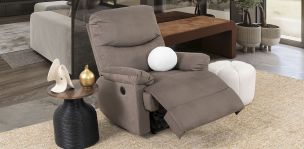 Sillón Reclinable Eléctrico Dum PL Café