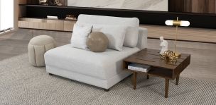 Sillón Sin Brazo Eland CL Gris