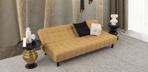 Sofá Cama Santy Amarillo