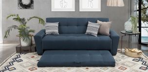 Sofá Cama Con Cama Baja Irlanda New Azul