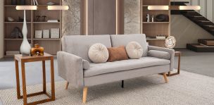 Sofá Cama Nuvy Gris