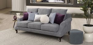 Sofá 3 Plazas James Dark Grey