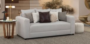 Sofá 3 Plazas Kyros Gris