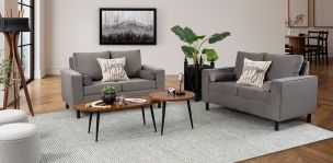 Sala Landmark Gris 2 Piezas