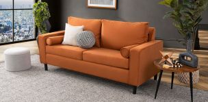 Sofá 3 Plazas Landmark Naranja Terracota