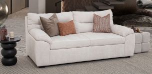 Sofá 3 Plazas Milos Blanco