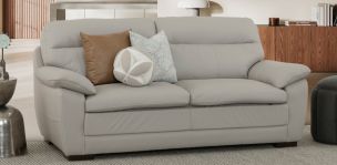 Sofá 3 Plazas Piel Match Angels Gris (Boal)