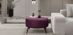 Taburete Bellavue Morado Mediano