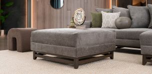 Taburete Adelei Gris Charcoal