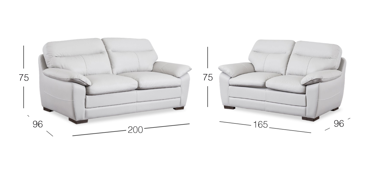 Sala Piel Match Angels Gris  (Boal)