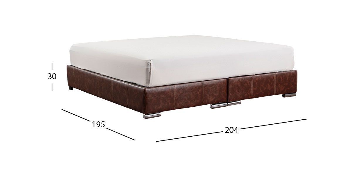 Base De Cama King Size Vielka Café