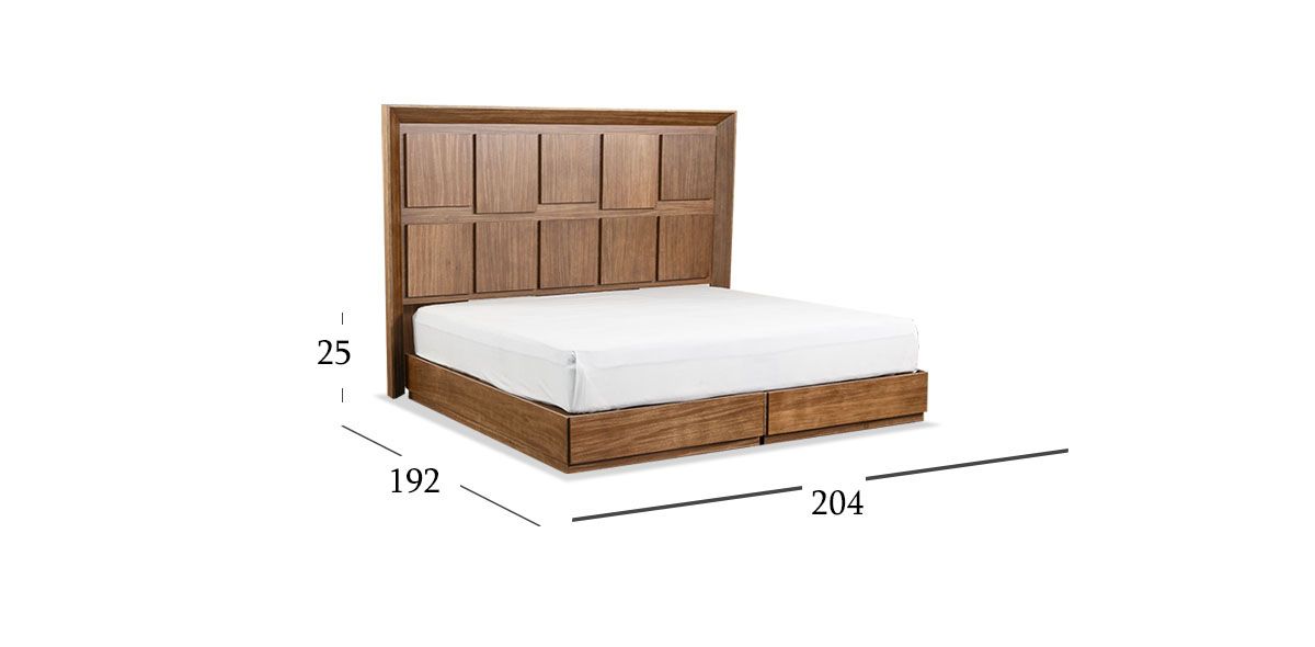 Base De Cama King Size Keyser CL Café