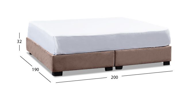 Base De Cama King Size Megan Rosa